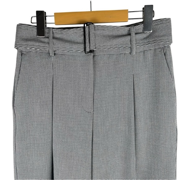 HOUSE OF HARLOW 1960 NWOT Women's Pants Size 6 Black White Wide Leg Houndstooth - Picture 3 of 8